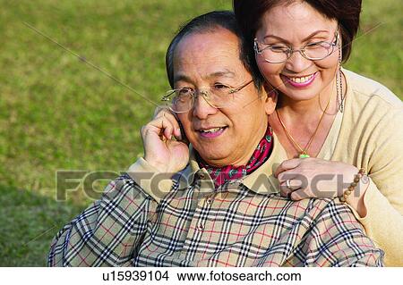 Mature Couple, Close-Up, Mature Women, Outdoor, Affectionate, Day View Large Photo Image Picture - Mature Couple, Close-Up, Mature Women, Outdoor, Affectionate, Day. Fotosearch
