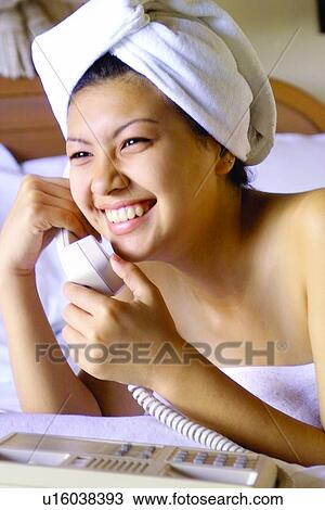 Stock Image - Bed, Close-Up, Bedroom, Asian Ethnicity. Fotosearch