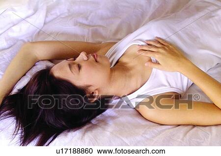 Eyes Closed, Exhaustion, Comfortable, Resting, Bedroom, Lifestyles View Large Photo Image Stock Image - Eyes Closed, Exhaustion, Comfortable, Resting, Bedroom, Lifestyles. Fotosearch