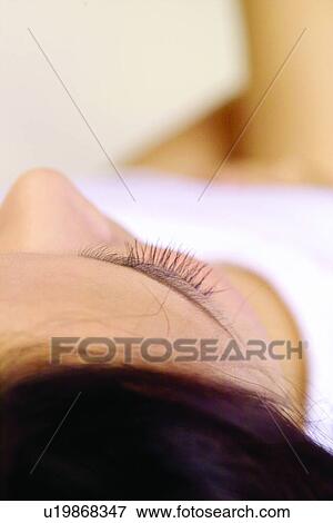 Three-Quarter Length, Relaxation, Lying Down, Nightwear, One Person View Large Photo Image Stock Photo - Three-Quarter Length, Relaxation, Lying Down, Nightwear, One Person. Fotosearch