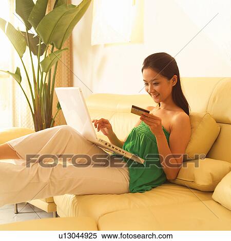 Stock Photography - Black Hair, Casual Clothing, Asian Ethnicity. Fotosearch