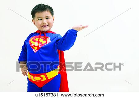 Stock Image - Asian Ethnicity, Clipping Path, Child, Black Hair, 2-3 Years. Fotosearch