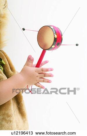 Stock Image - Asian Ethnicity, Close-Up, Clipping Path, Child, 2-3 Years. Fotosearch