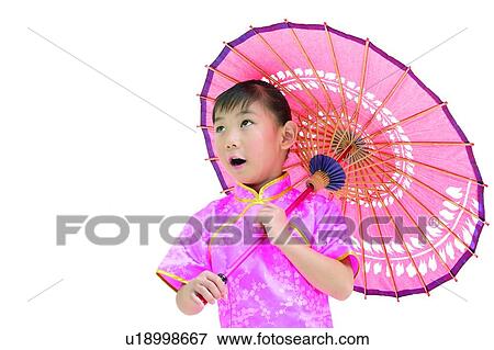 Stock Photo - Asian Ethnicity, Cut Out, Clipping Path, Child, 2-3 Years. Fotosearch