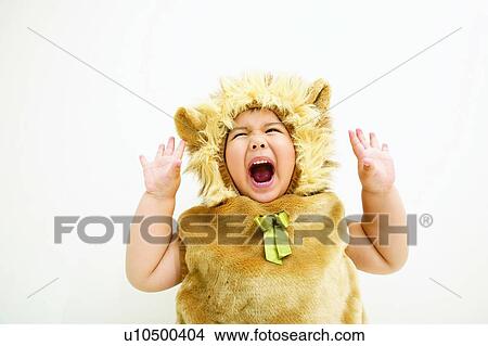 Picture - Clipping Path, Arms Raised, Child, Brown, Asian Ethnicity, 2-3 Years. Fotosearch