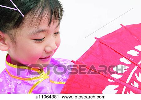 Stock Image - Cute, Leisure Activity, Holding, Imagination, One Person. Fotosearch