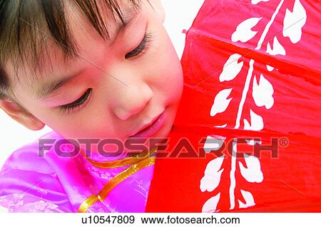 Stock Photo - Indoor, Close-Up, Looking Down, Kimono, Traditional Clothing. Fotosearch