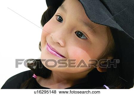 One Person, Leisure Activity, Looking Up, Pigtails, Human Face, Asian Ethnicity, Clipping Path View Large Photo Image Stock Photo - One Person, Leisure Activity, Looking Up, Pigtails, Human Face, Asian Ethnicity, Clipping Path. Fotosearch