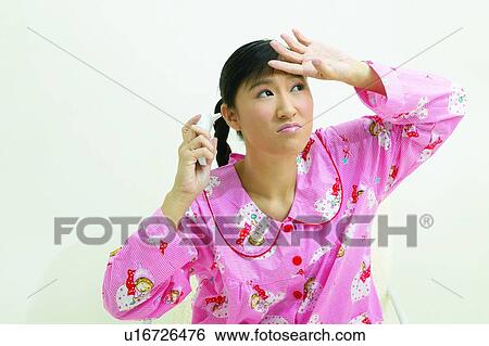Stock Photograph - Black Hair, Close-Up, Braids, Asian Ethnicity. Fotosearch