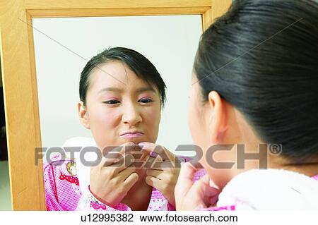 Black Hair, Facial Expression, Close-Up, Asian Ethnicity View Large Photo Image Stock Image - Black Hair, Facial Expression, Close-Up, Asian Ethnicity. Fotosearch