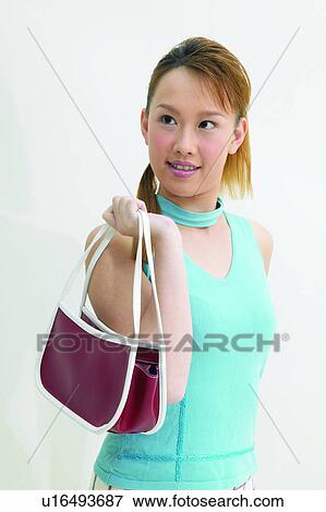 Stock Photo - Joy, One Person, Waist-Up, Choker. Fotosearch