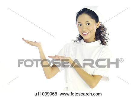 Stock Photo - Black Hair, Cheerful, Close-Up. Fotosearch