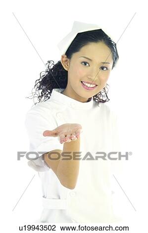 Stock Image - Black Hair, Close-Up, Cheerful, Asian Ethnicity. Fotosearch