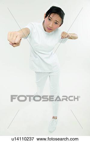 Stock Photo - Black Hair, Cut Out, Asian Ethnicity. Fotosearch