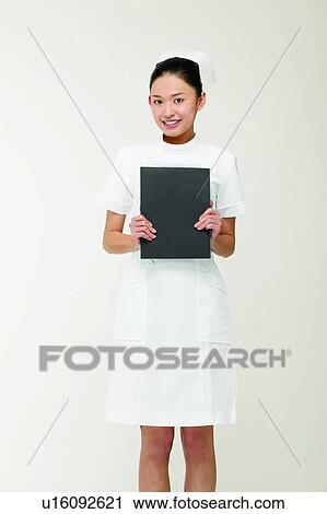 Stock Image - Black Hair, Cut Out, Cheerful, Asian Ethnicity. Fotosearch