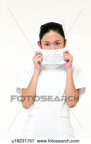 Black Hair, Female Nurse, Cut Out, Asian Ethnicity View Large Photo Image Stock Photo - Black Hair, Female Nurse, Cut Out, Asian Ethnicity. Fotosearch