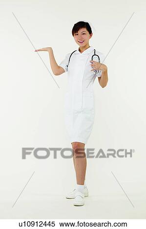 Stock Photography - Brown Hair, Cut Out, Cheerful, Asian Ethnicity. Fotosearch