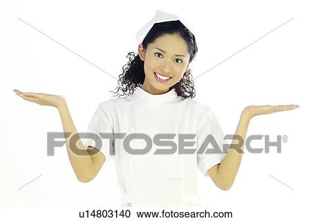 Healthcare And Medicine, Medium-Length Hair, Looking At Camera View Large Photo Image Stock Image - Healthcare And Medicine, Medium-Length Hair, Looking At Camera. Fotosearch