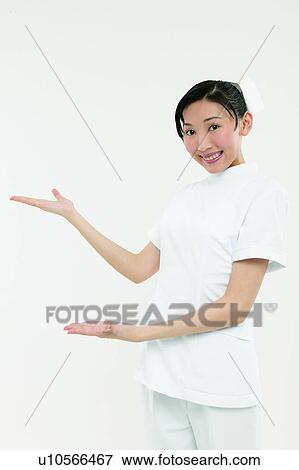 Nurse, Black Hair, Asian Ethnicity View Large Photo Image Stock Photo - Nurse, Black Hair, Asian Ethnicity. Fotosearch