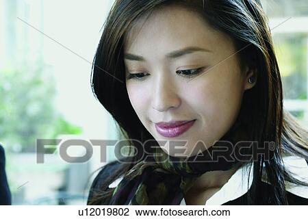 Brown Hair, Close-Up, Businesswoman, Business Suit, Asian Ethnicity View Large Photo Image Stock Image - Brown Hair, Close-Up, Businesswoman, Business Suit, Asian Ethnicity. Fotosearch