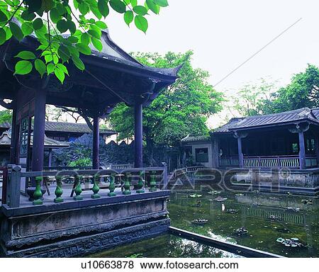 lake, old, house, oriental, tree, traditional View Large Photo Image Stock Photo - lake, old, house, oriental, tree, traditional. Fotosearch