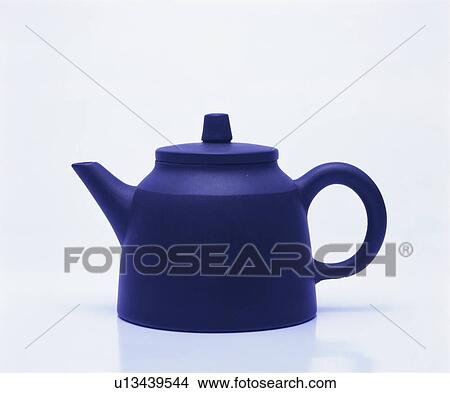 Picture - old, oriental, traditional, teapot, brown. Fotosearch