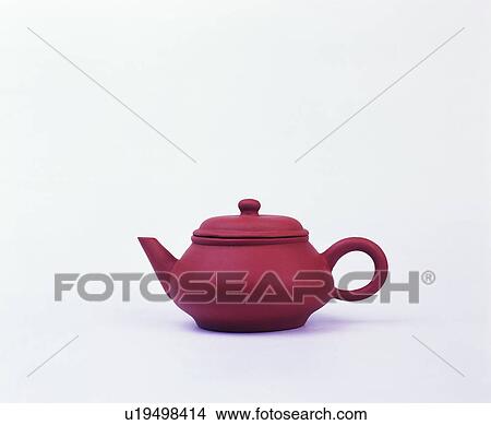 Picture - old, oriental, traditional, teapot, brown. Fotosearch