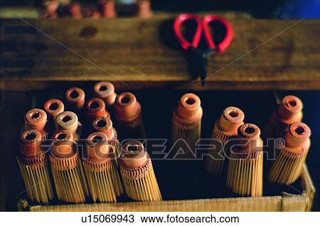 Stock Image - old, oriental, traditional, tool, scissors. Fotosearch