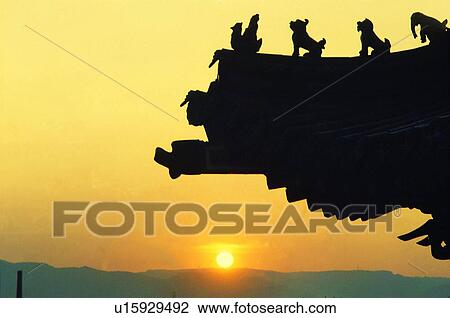 traditional, building, oriental, roof, old, sunset View Large Photo Image Stock Image - traditional, building, oriental, roof, old, sunset. Fotosearch