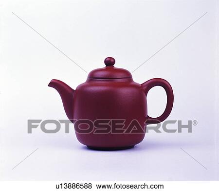 Stock Photo - traditional, oriental, old, teapot, brown. Fotosearch