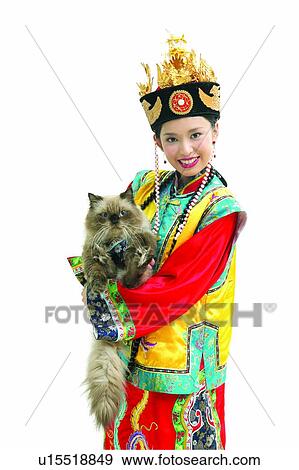 Stock Photo - Chinese Ethnicity, Beauty, Chinese Culture, China, Carrying, Asian Ethnicity. Fotosearch