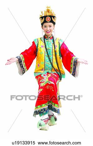 Stock Photography - Clipping Path, Asian Ethnicity, Chinese Ethnicity, Chinese Culture, China, Arm Outstretched. Fotosearch