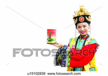 Stock Photo - Clipping Path, Beauty, Chinese Ethnicity, Chinese Culture, China, Asian Ethnicity. Fotosearch