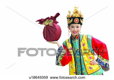 Stock Photo - Tradition, Cut Out, Standing, Glamour. Fotosearch