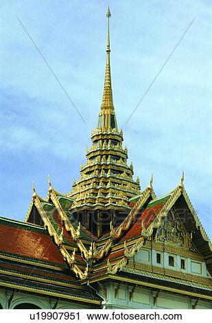 Stock Image - Blue, Building, Building Exterior, Building Structure, Cloud. Fotosearch