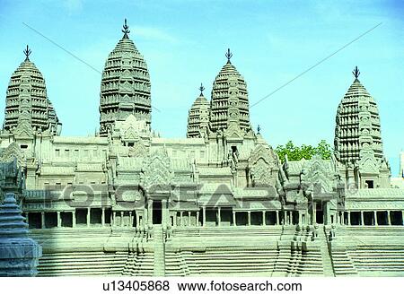 Stock Photo - Building Structure, Asian Culture, Asia, Religion, Day, Tree. Fotosearch