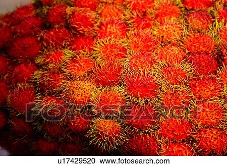 Stock Image - Close-Up, Display, Fresh, Fruit. Fotosearch