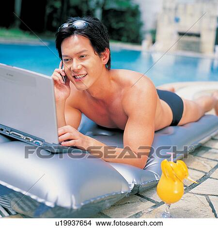 Asian, Black Hair, Barefoot, On the Phone, Asian Ethnicity View Large Photo Image Picture - Asian, Black Hair, Barefoot, On the Phone, Asian Ethnicity. Fotosearch