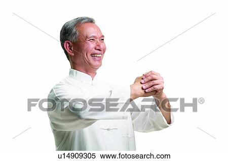 Stock Photography - Casual Clothing, Indoor, One Mature Man Only, Active, Commitment. Fotosearch