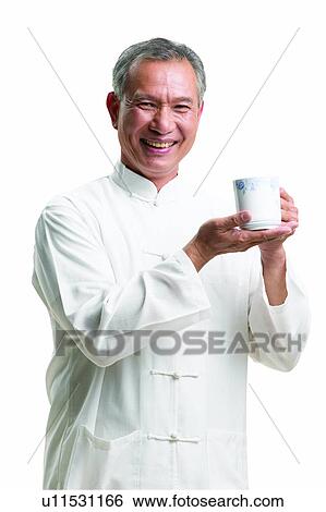 Stock Photograph - Refreshment, Receding Hairline, Close-Up, Korean Ethnicity. Fotosearch