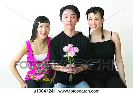 Hair Clip, Black Hair, Teenager, Smiling, Sitting View Large Photo Image Stock Image - Hair Clip, Black Hair, Teenager, Smiling, Sitting. Fotosearch