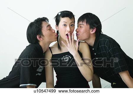Togetherness, Casual Clothing, Bonding, Indoor, Black Hair View Large Photo Image Stock Photo - Togetherness, Casual Clothing, Bonding, Indoor, Black Hair. Fotosearch