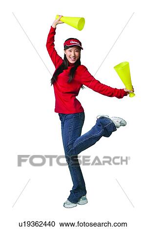 Stock Image - Cheerful, Adolescence, Black Hair, Baseball Cap, Asian Ethnicity, Clipping Path, 16-17 Years. Fotosearch
