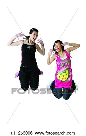 Stock Photograph - Clipping Path, Adolescence, Casual Clothing, Black Hair, Asian Ethnicity, 14-15 Years. Fotosearch