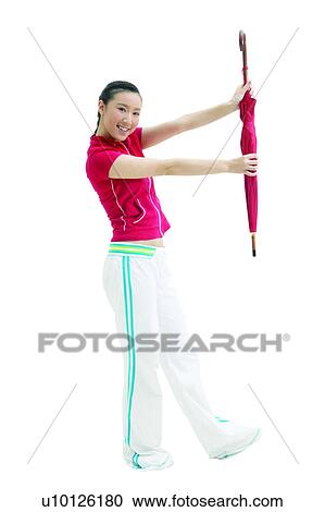 Stock Image - Happiness, One Person, Cut Out, Glamour, 16-17 Years, Standing. Fotosearch