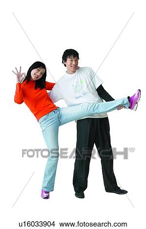 Picture - Looking Away, Black Hair, Long Hair, Happiness, Lifestyles, Agreement, T-Shirt. Fotosearch