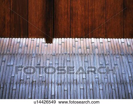 Stock Photo - Bamboo Fence. Fotosearch