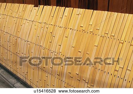 Bamboo Fence View Large Photo Image Stock Photo - Bamboo Fence. Fotosearch