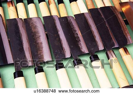 Stock Photo - Japanese Kitchen Knife. Fotosearch