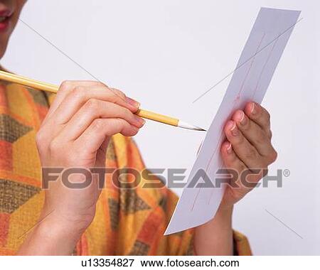 A woman in kimono writing satirical haiku, Close Up View Large Photo Image Stock Photo - A woman in kimono writing satirical haiku, Close Up. Fotosearch